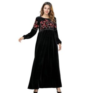 autumn-winter-velour-black-muslim-abaya-ramadan